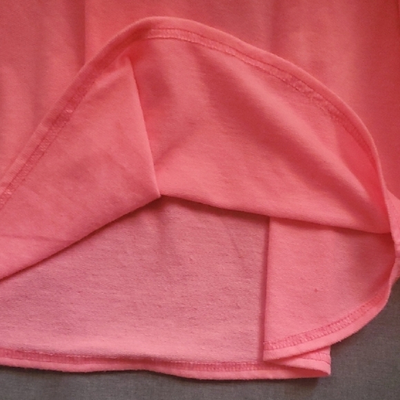 Women's Pink Top Comfy Womens Size 3X V-neck XXXL Drop Long Sleeve Is Pleated - Picture 8 of 9